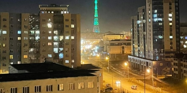 Якутская телебашня загоралась в честь Свердловской области