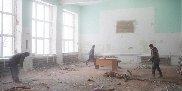 В феврале завершится ремонт здания для СОШ №1 в Якутске