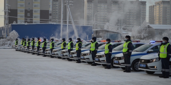 Новыми автомобилями пополнился автопарк Госавтоинспекции Якутии