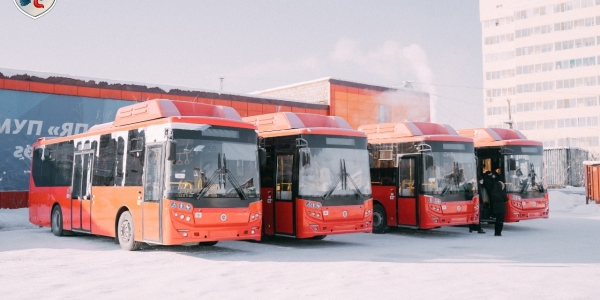 Новые автобусы прибыли в Якутск
