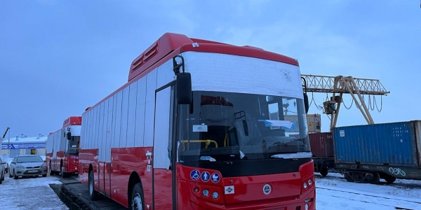 20 новых автобусов прибыли в Якутск