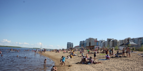 Городской пляж Якутска на 202 микрорайоне официально открыт