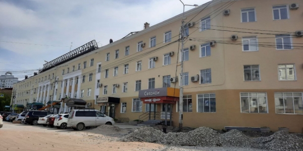 «Сталинский ампир»: в Якутске идет капитальный ремонт дома по Ленина, 7