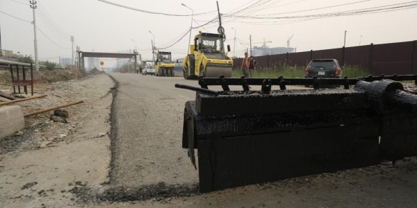 Депутаты Гордумы проверили ход строительства и ремонта дорог в Якутске