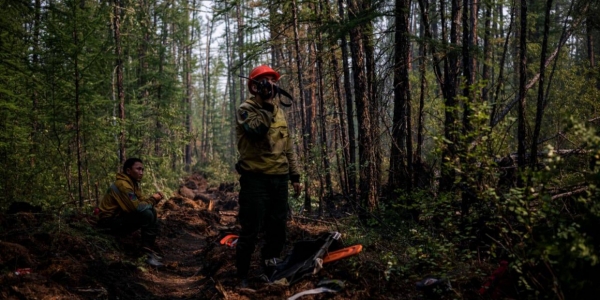 В Якутии действуют 5 лесных пожаров