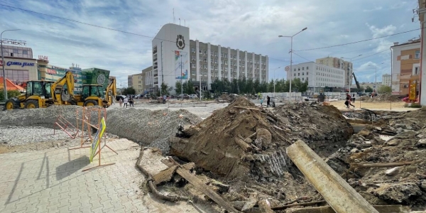 Дорожный ремонт продолжается в Якутске