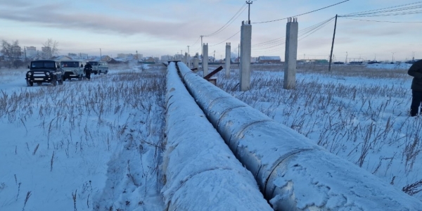 В Якутске ведется восстановление участка магистральных тепловых сетей