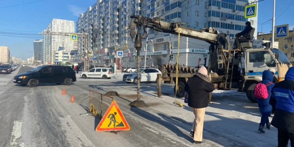 По улице Лермонтова ограничено движение в связи с утечкой газа