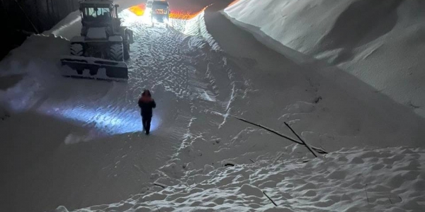 На дороге «Колыма» произошел очередной сход снежной лавины