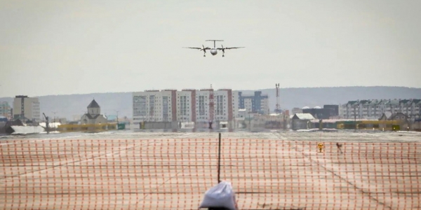 Реконструкция полосы аэропорта Якутска не помешает самолетам-амфибиям