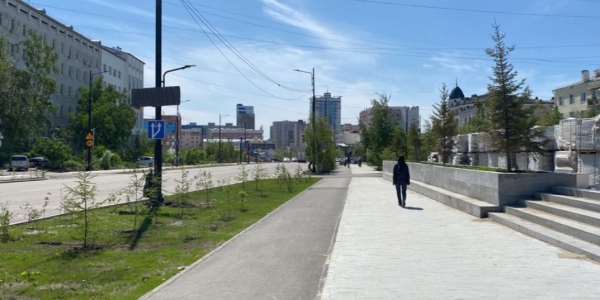 Завершается капитальный ремонт проспекта Ленина в Якутске