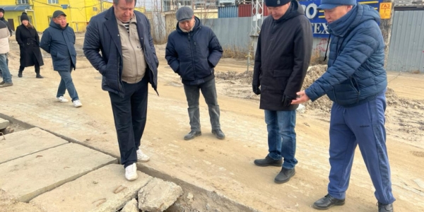 Покрытие улицы Чернышевского восстановят после прокладки коллектора в Якутске