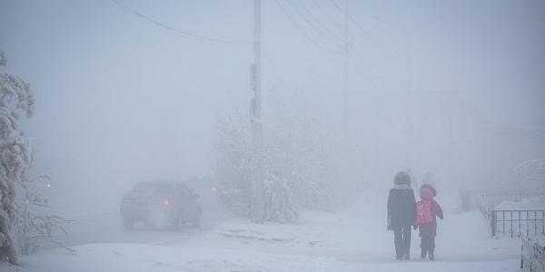 При какой температуре воздуха можно не ходить в школу в Якутске