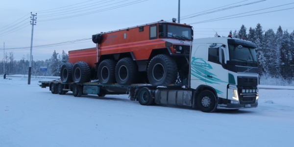 В Якутию прибыли новые вездеходы «Бурлак»