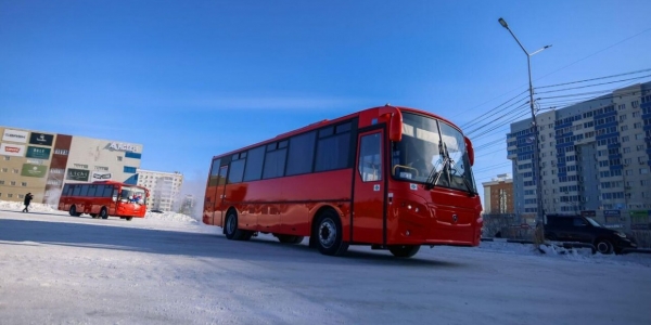 Партия новых автобусов на газе поступила в Якутск