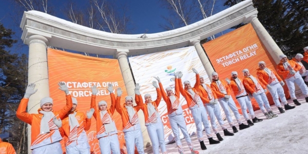 Эстафета огня VIII Игр «Дети Азии» прошла в городе Ленске
