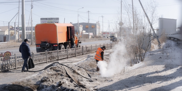 Противопаводковые мероприятия в Якутске ведутся в усиленном режиме