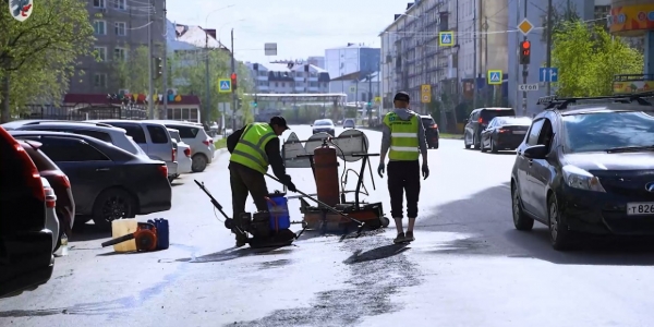 В Якутске восстановили 9 тысяч кв. метров дорог по плану ямочного ремонта
