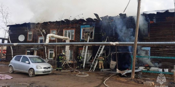 При пожаре в Якутске погибли двое человек