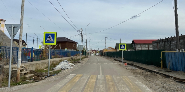 В Якутске завершено асфальтирование улиц в селе Пригородный