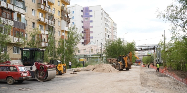 Капитальный ремонт улицы Белинского в Якутске близится к завершению