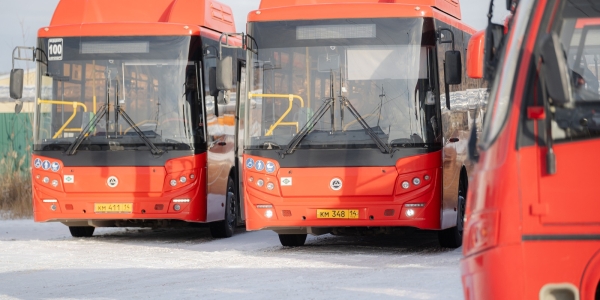 50 новых автобусов доставят в Якутск до конца года