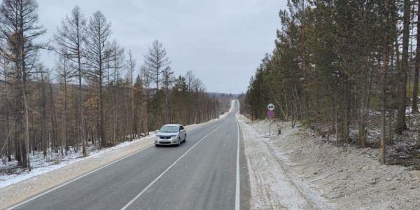 В Якутии на автодороге «Амга» завершают ремонт 10-километрового участка