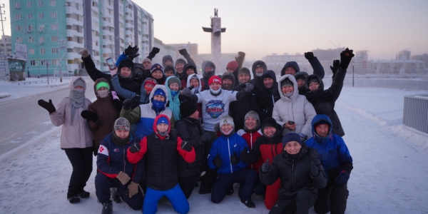 В Якутске прошёл забег с Русланом Проводниковым