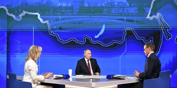 "Итоги года" с Владимиром Путиным.
