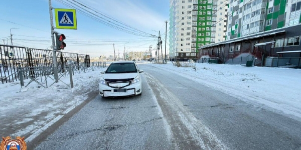 В Якутске два ребенка попали под колеса автомобилей, когда шли на «зеленый»