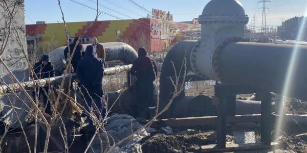 Якутск оставался без воды из-за аварии на трубопроводе