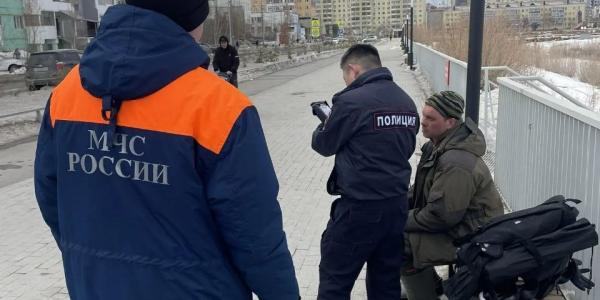 Фотофакт: на водоёме возле ТЭЦ рыбаков оштрафовали за нарушение безопасности