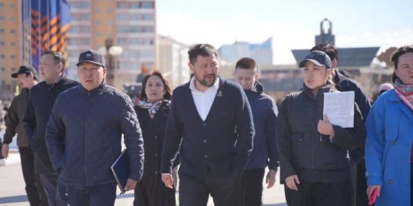 Евгений Григорьев провёл объезд по объектам празднования Дня Победы