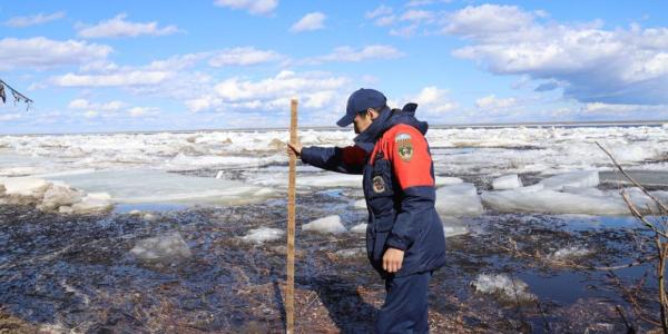 Вода в реке Лене в Якутии поднялась до 37 см за сутки