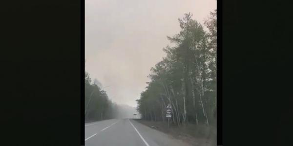 Произошло возгорание на мусорном полигоне Якутска