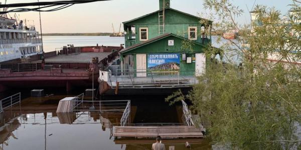 В Якутске продолжается повышение уровней воды