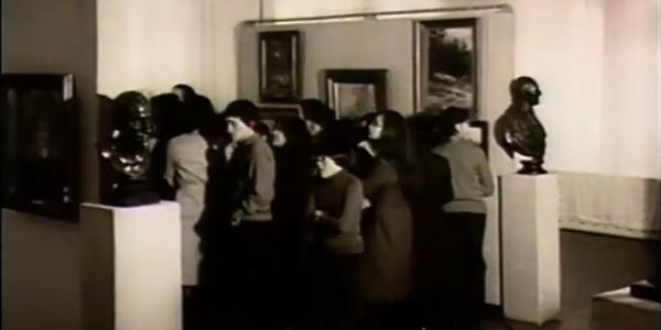 Кинохроника Якутска: выставка Третьяковской галереи в 1978 году