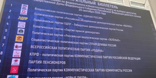 Стали известны позиции партий в бюллетенях на выборах в Госдуму