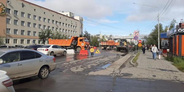 Фотофакт: обстановка на перекрытой ул. Кирова