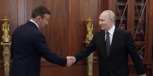 Путин принял в Кремле Павла Маринычева