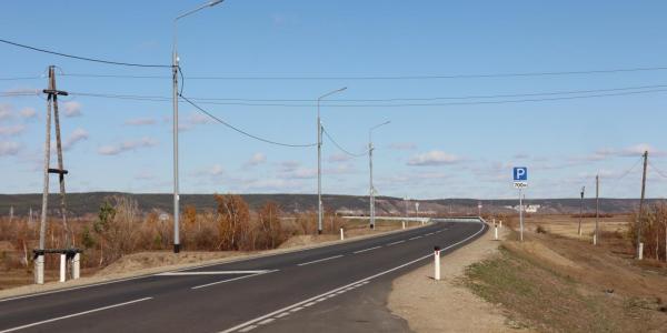 В Кангалассах завершили капитальный ремонт подъездной дороги