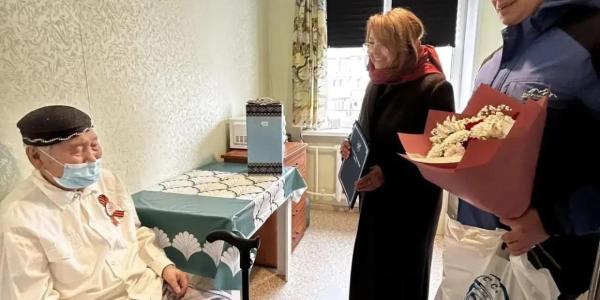 Ветерану ВОВ Семену Колтовскому исполнилось 104 года