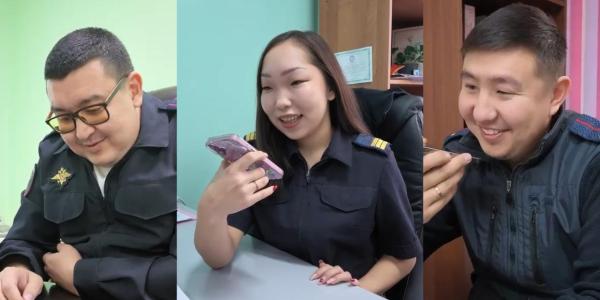 Полицейские Якутска признались в любви своим мамам