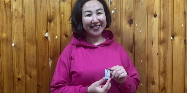 Читательница «Эхо столицы» Марианна Чикачева выиграла бесплатный проезд в автобусах на год