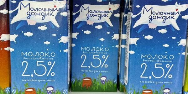 Сравнение цен на молоко «Молочный дождик» в Якутске. Инфографика