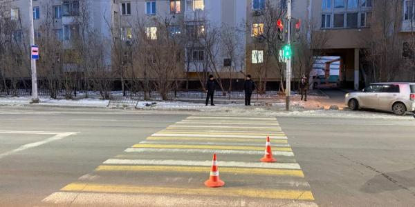 В центре Якутска водитель сбил людей на пешеходном переходе