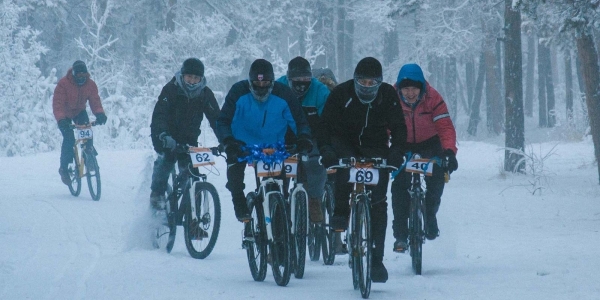 Якутские велосипедисты провели самую холодную гонку в мире