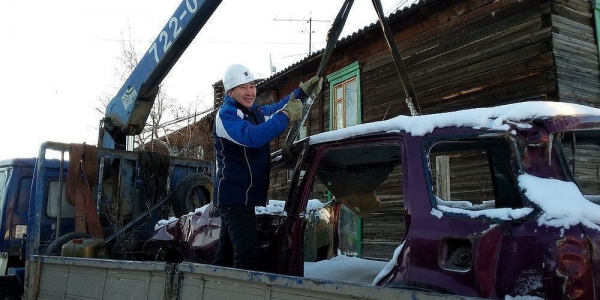 В Якутске вывезен 217-й заброшенный кузов