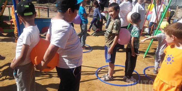 Две детские площадки открыты в Сайсарском округе