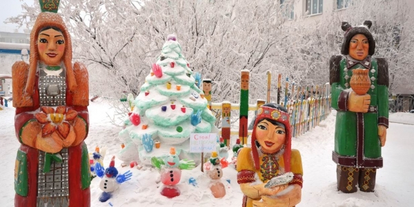 Детский сад «Туллукчаан» в конкурсе «Новогодний Якутск»
